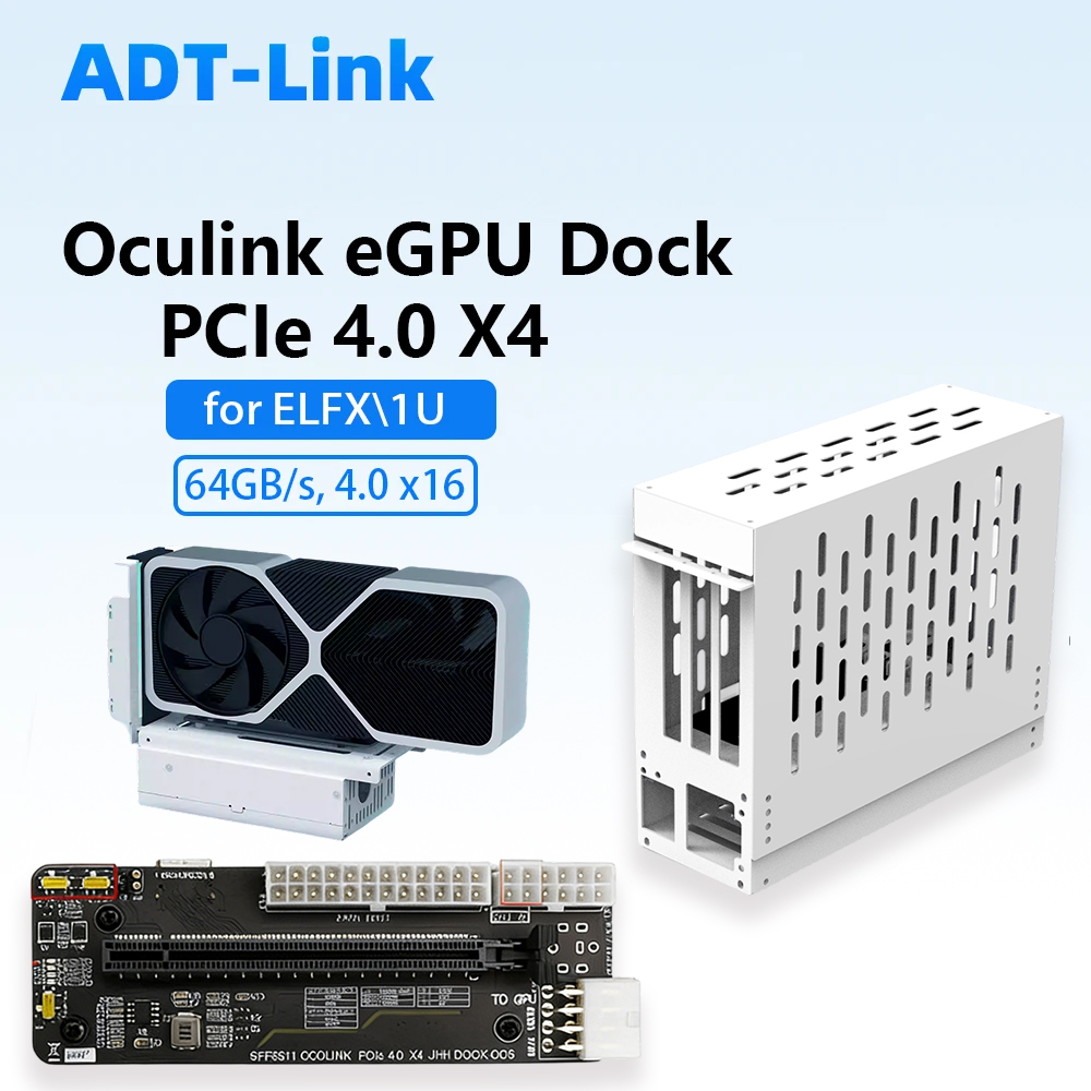 Gpu Vertical Mount - Oculink eGPU Grafikkarten-Dock für Laptop/Mini-PC 64GB/s