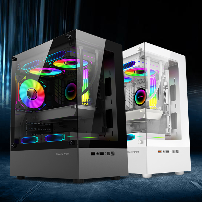 Pc Gaming Dell - Power Train Fantasy Desktop-Computergehäuse Unterstützt 240-mm-Wasserkühlung,
