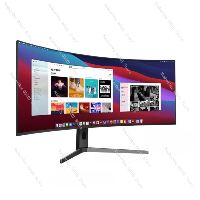 High Refresh Monitor - 5-K-120-Hz-Monitor, 40-Zoll-Bildschirm, Split-Screen-Computer für Lagerhandel, ultraklares