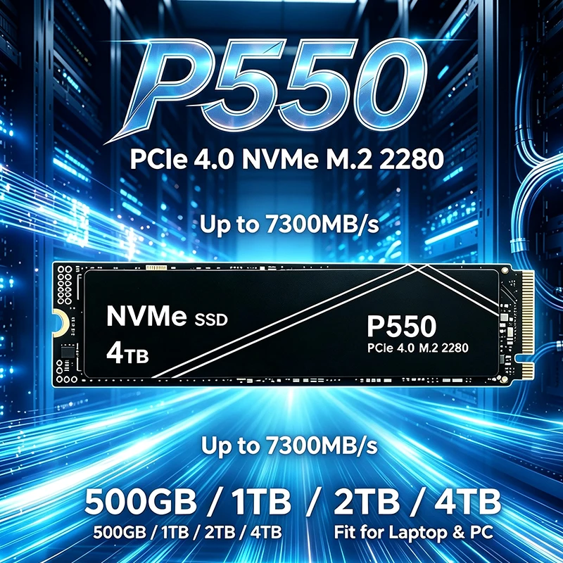 Pc Gaming News - Neue P550 M.2 2280 PCIe4 NVMe