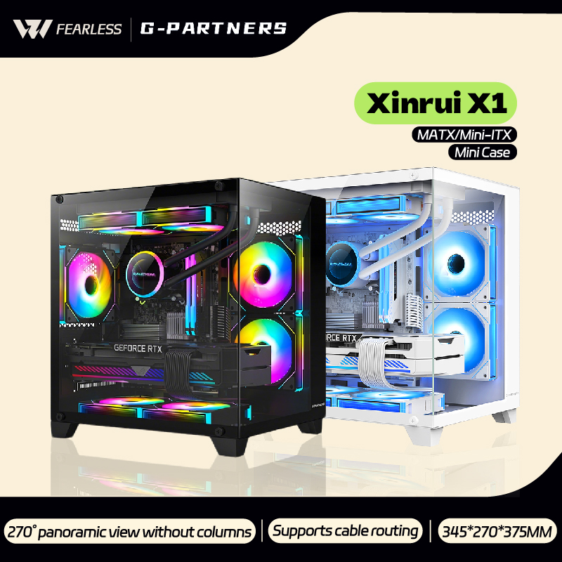 Pc Gaming Dell - G-PARTNERS Xinrui X1 MATX Mini-ITX PC-Gehäuse