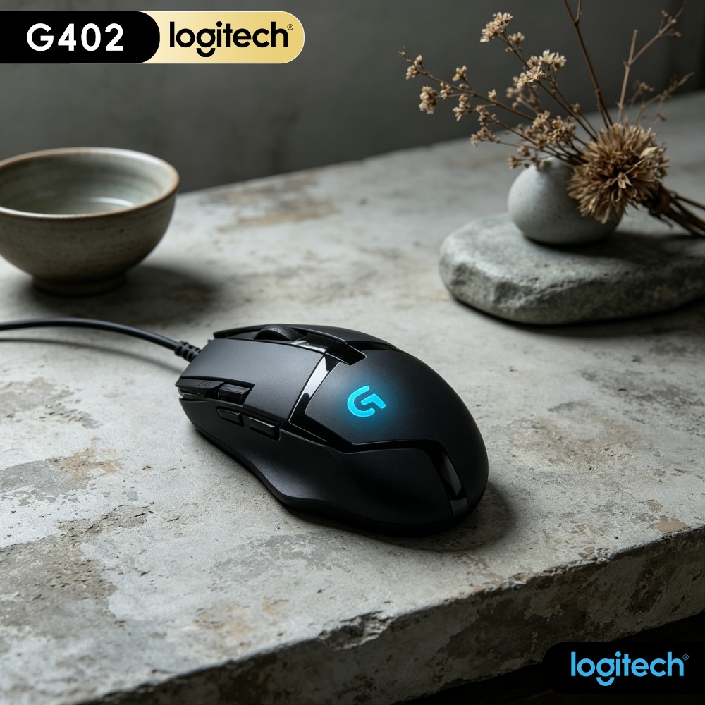 Pc Unit For Gaming - Logitech G402 USB-Kabel-Gaming-Maus Delta-Zero Präzisionssensor-Einheit 1ms