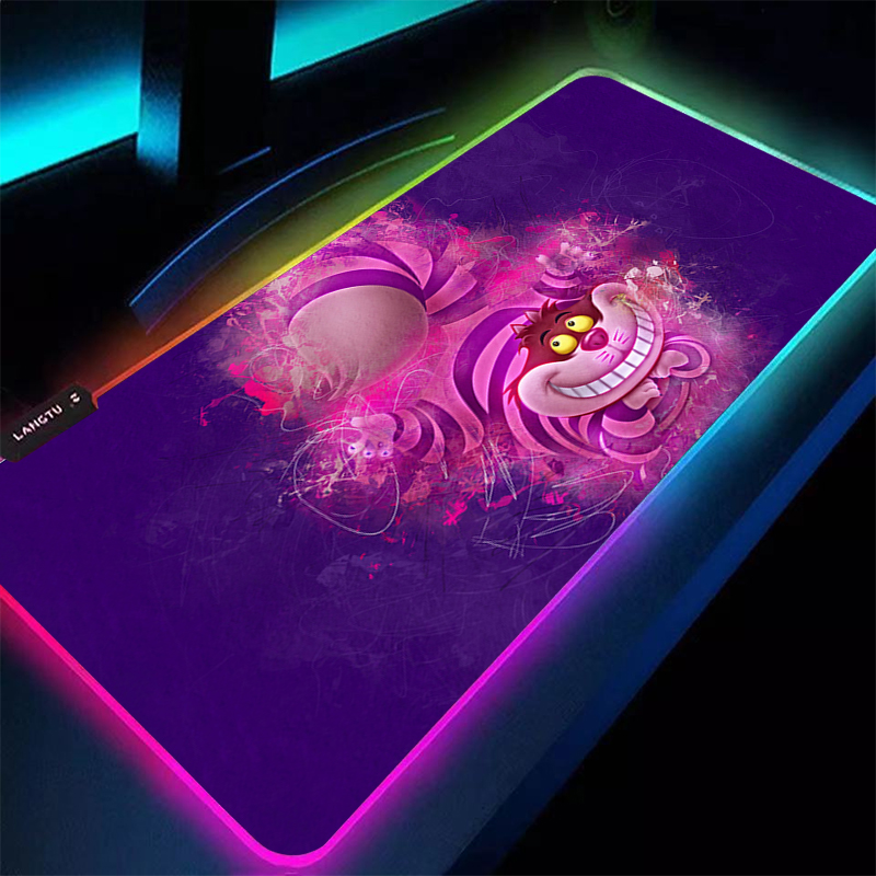 Pc Gaming White - Großes Mauspad RGB A-Alices in Wonderland