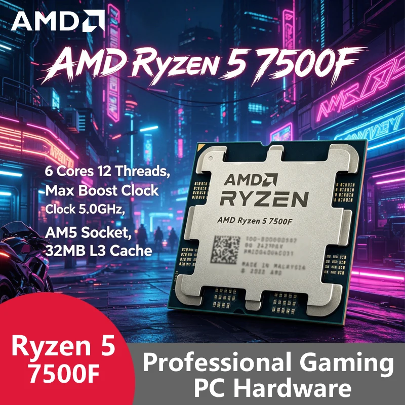 AMD Ryzen 5 7500F AM5 5nm Gami – Pc Gaming Amd Ryzen 5 Bewertung und Preis