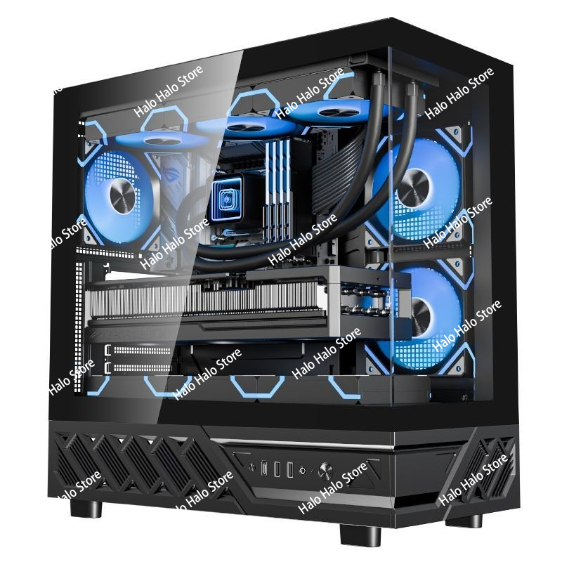 Weißes Seaview ATX-PC-Gehäuse  – Pc Gaming White Bewertung und Preis