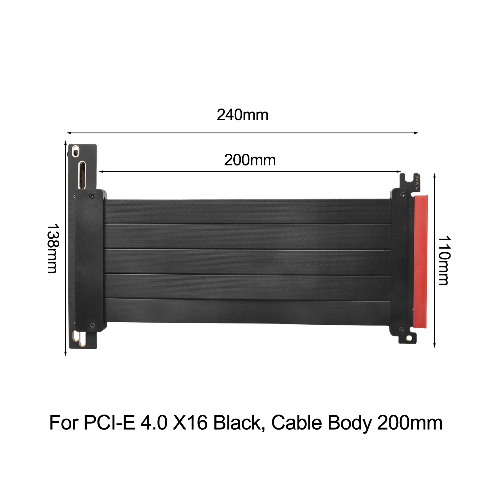 PCIe 4.0 X16 Riser-Kabel 20cm  – Gpu Vertical Mount Bewertung und Preis