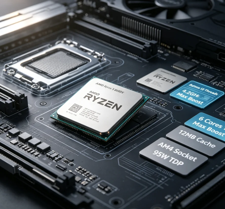 AMD R5 2600X 12nm Unboxed-Proz – Pc Gaming Amd Ryzen 5 Bewertung und Preis
