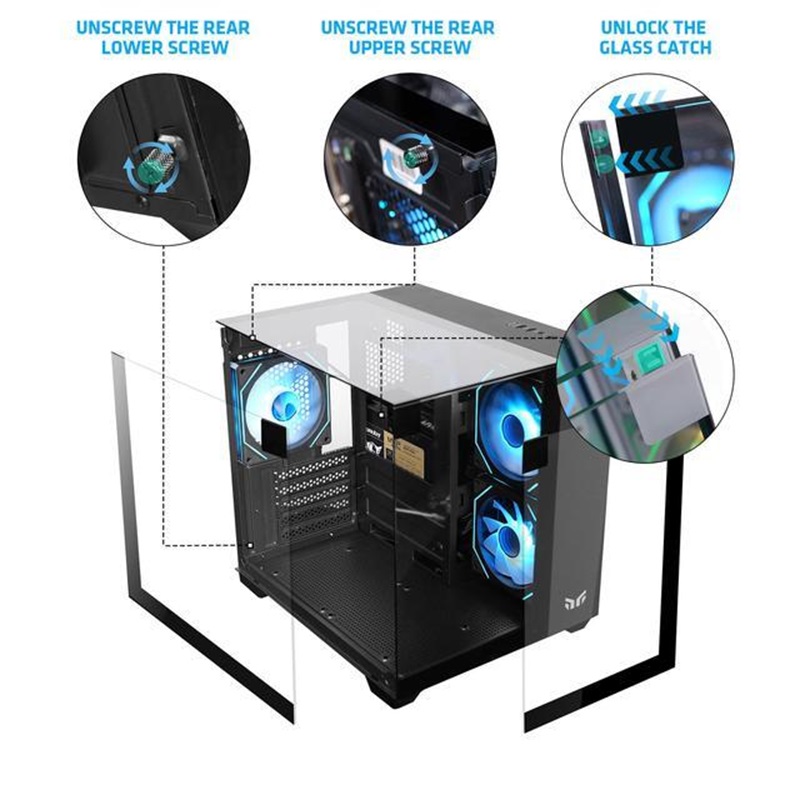 Yeah Magic Cube MATX High-Styl – Pc Gaming Dell Bewertung und Preis