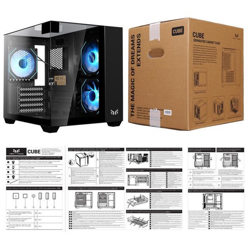 Yeah Magic Cube MATX High-Styl – Pc Gaming Dell Bewertung und Preis