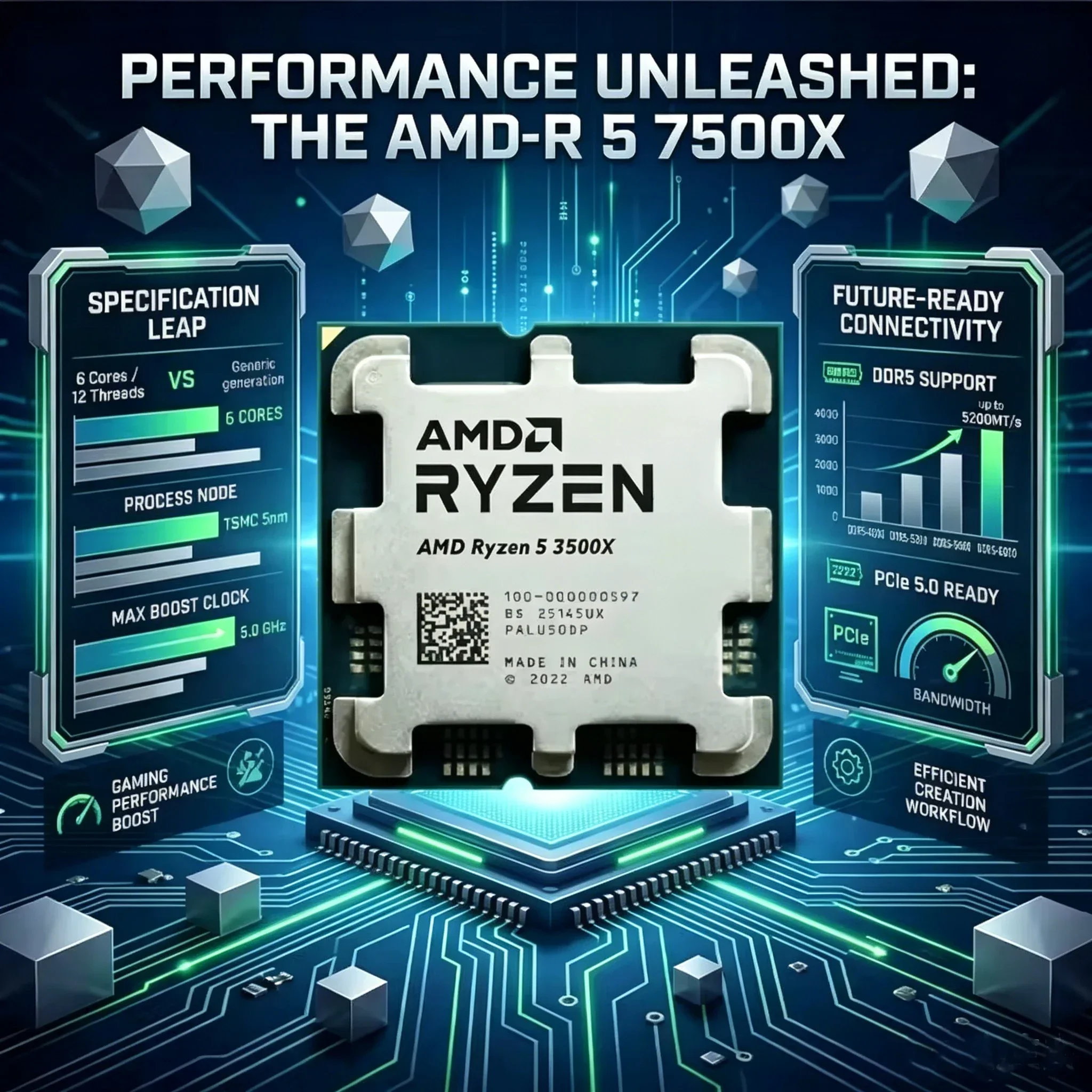 AMD Ryzen 5 3500X R5 3500X CPU – Pc Gaming Amd Ryzen 5 Bewertung und Preis