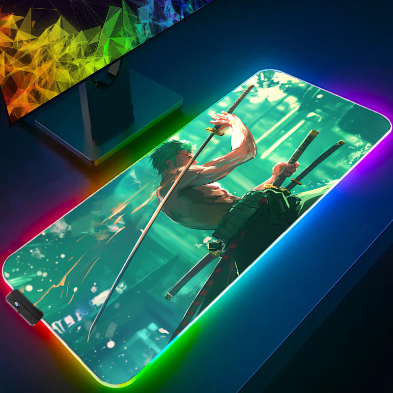ONE PIECE Zoro Mauspad RGB Gam – Pc Gaming Anime Bewertung und Preis