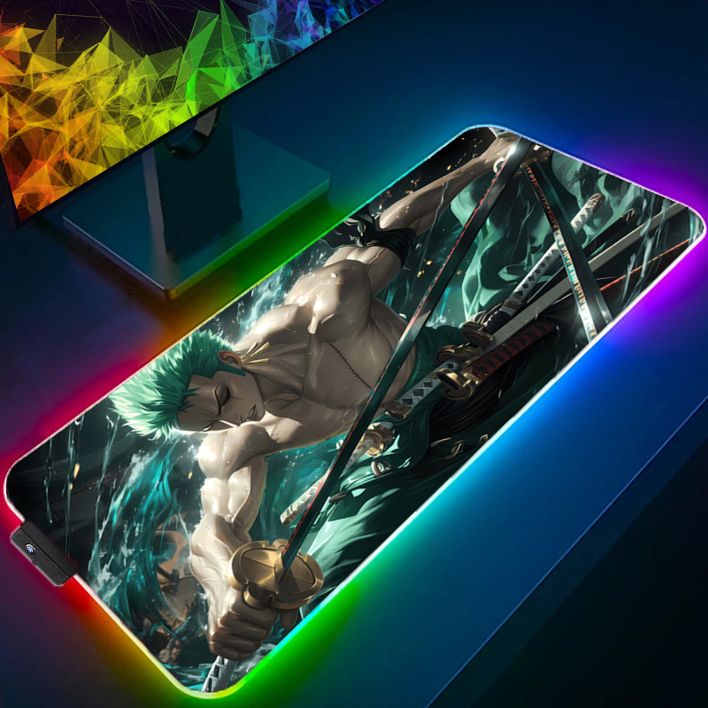 ONE PIECE Zoro Mauspad RGB Gam – Pc Gaming Anime Bewertung und Preis