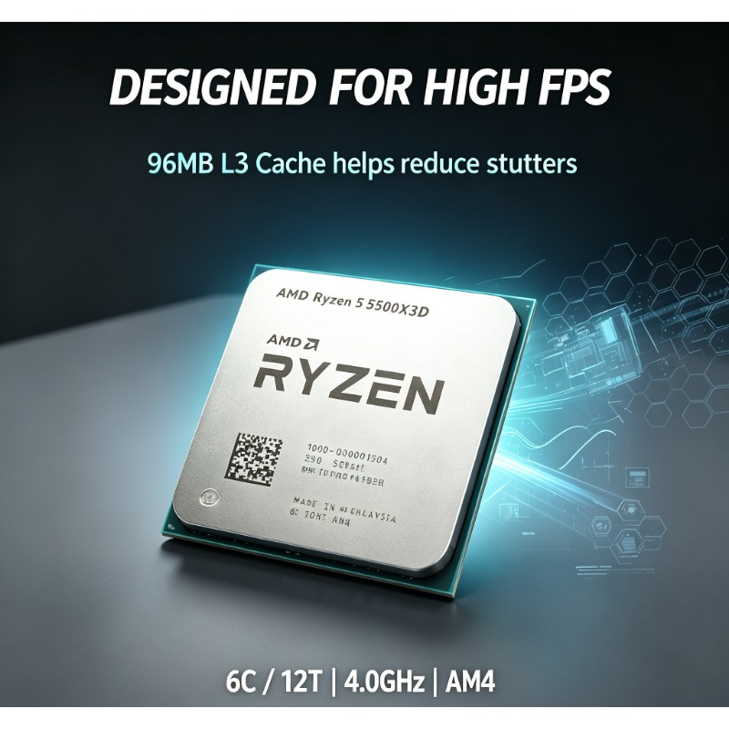 AMD Ryzen 5 5500X3D DIY Gaming – Pc Gaming Amd Ryzen 5 Bewertung und Preis