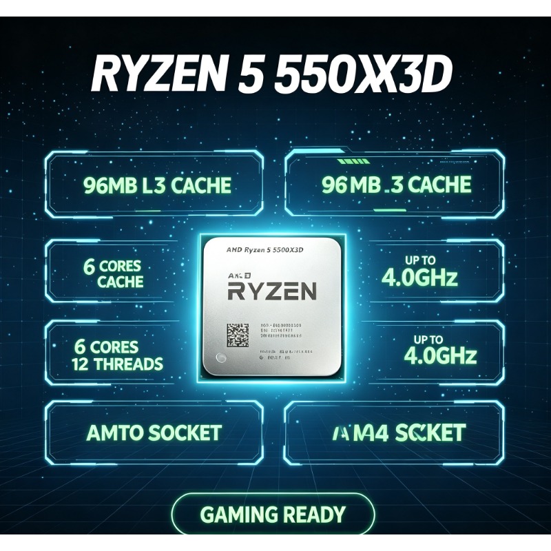 AMD Ryzen 5 5500X3D DIY Gaming – Pc Gaming Amd Ryzen 5 Bewertung und Preis