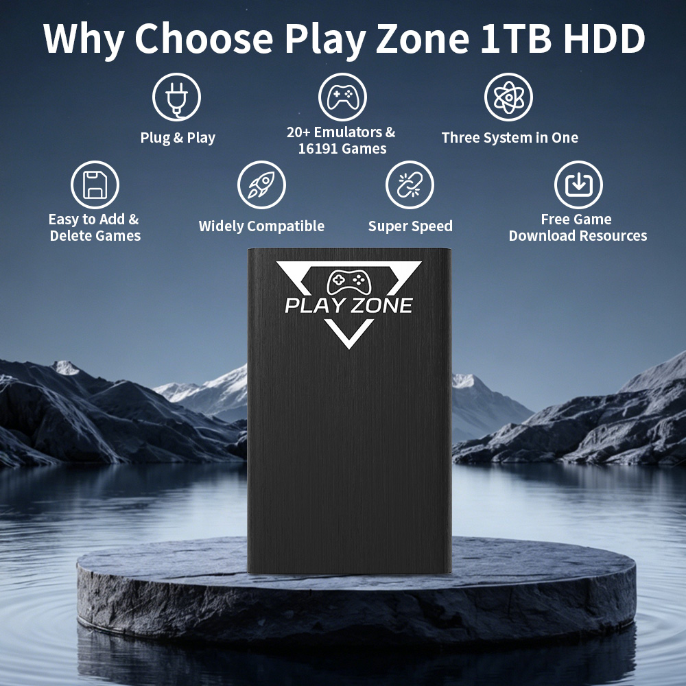 Play Zone 1TB Tragbare Gaming- – Pc Gaming Aaa Bewertung und Preis