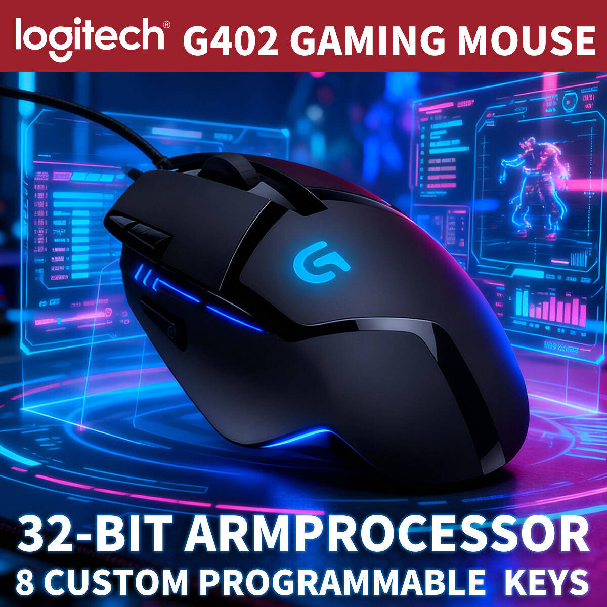 Logitech G402 USB-Kabel-Gaming – Pc Unit For Gaming Bewertung und Preis