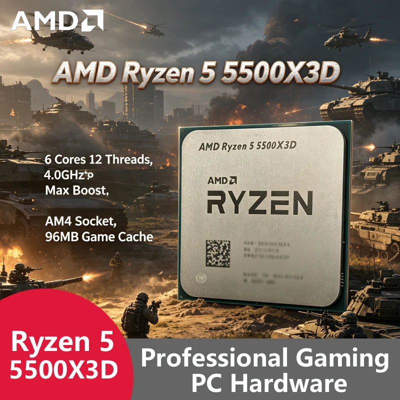 AMD Ryzen 5 5500X3D AM4 7nm Ga – Pc Gaming Amd Ryzen 5 Bewertung und Preis